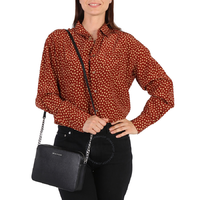 MICHAEL Kors Jet Set Travel鵝卵石皮革斜挎包