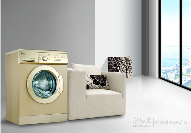 高端大氣土豪金：Galanz 格蘭仕 XQG60-A7608 6公斤滾筒洗衣機(jī)（贈(zèng)十年延?？ǎ?1169（1199-30）