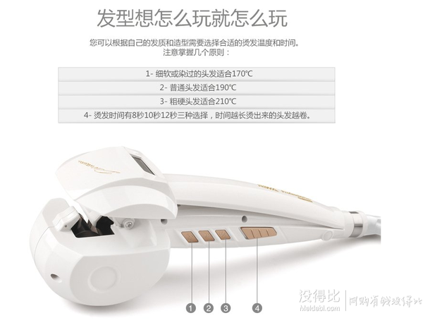 百元優(yōu)勢！RIWA 雷瓦 RB-100GJ 陶瓷卷發(fā)器