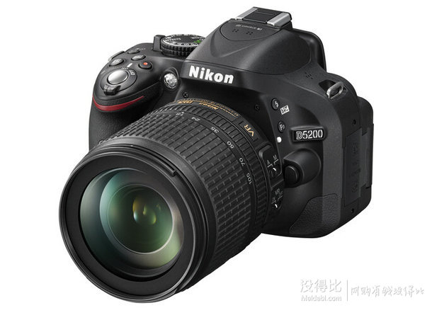 Nikon 尼康 D5200 單反套機（18-105mm VR 防抖鏡頭）+贈品 3649元包郵（3799-150）
