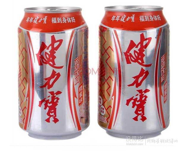 健力寶 運(yùn)動飲料橙蜜味330ml*24罐  45元（55，99-20）