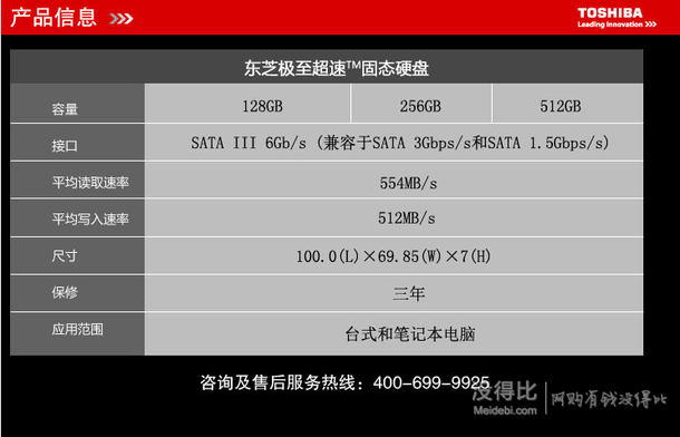 限華東：TOSHIBA 東芝 Q系列 Q pro 256GB 固態(tài)硬盤478元包郵