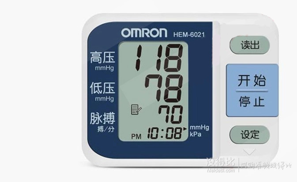 百元差價(jià)有贈(zèng)品！Omron 歐姆龍 HEM-6021 電子血壓計(jì)（腕式）199元包郵（贈(zèng)羅布麻茶原葉）
