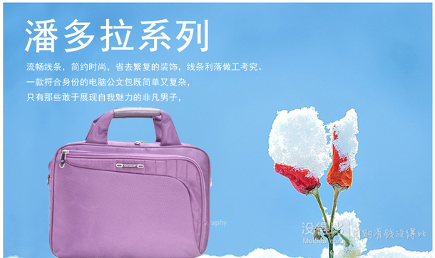 差價(jià)明顯：carany卡拉羊 潘朵拉系列簡(jiǎn)約商務(wù)電腦包   39元