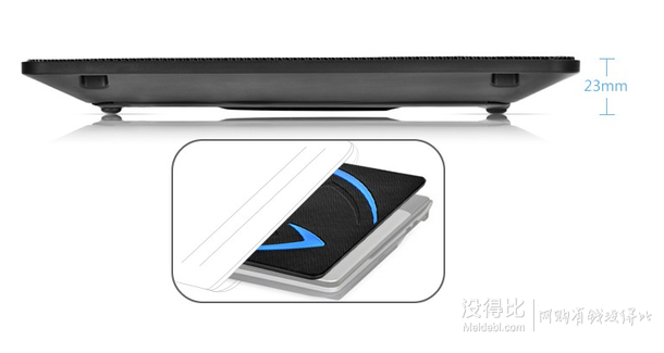 DEEPCOOL九州風(fēng)神  N3 17英寸筆記本散熱器 29.9元