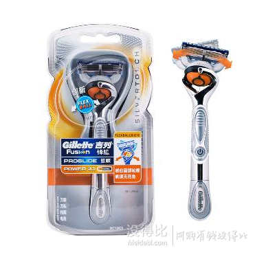 Gillette 吉列 Fusion PROGLIDE 鋒隱致順 手動剃須刀（含1刀架1刀頭）82元（ 163.9元，可199減100）