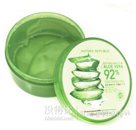 折18.5元/罐！NATURE REPUBLIC 自然樂園 蘆薈舒緩保濕凝膠 300ml*4瓶 折69.5元（139，滿199-100后）