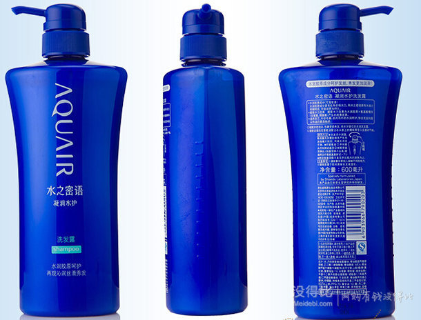 AQUAIR 水之密語 凝潤水護(hù) 洗發(fā)露 600ml*       34元包郵（68元，滿199-100）
