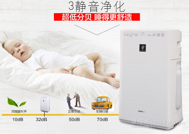 SHARP 夏普 KC-WE10-W 加濕型 空氣凈化器  850元包郵