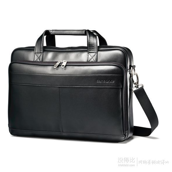 Samsonite 新秀麗 真皮男士公文包