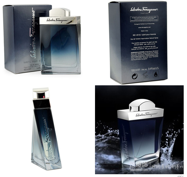 Ferragamo菲拉格慕藍(lán)色經(jīng)典男士淡香水 100ml  139元/瓶（199，雙重優(yōu)惠）