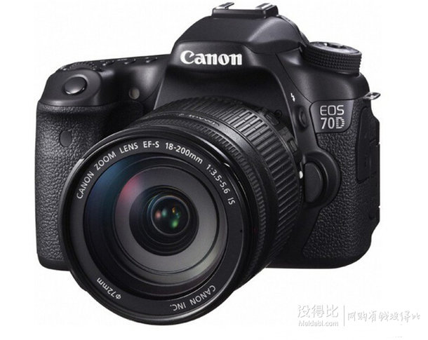 Canon 佳能 EOS 70D 單反套機(jī) （EF-S 18-200mm f/3.5-5.6 IS 鏡頭） 7499元包郵（7799-300） 
