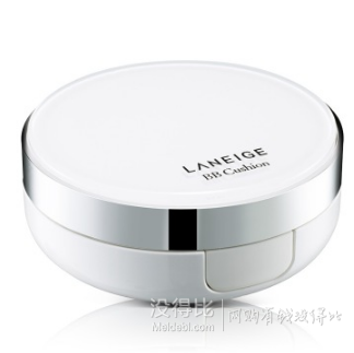 微信端！LANEIGE 蘭芝 雪潤無瑕氣墊粉凝霜#13（亮米色） SPF30+/PA++ 15g*2