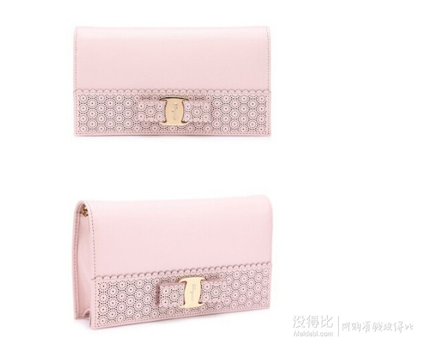 一線奢侈品牌！Salvatore Ferragamo 菲拉格慕 女十字紋牛皮斜挎包 0602450+橘滋 短袖 2729元包郵（3179-450）