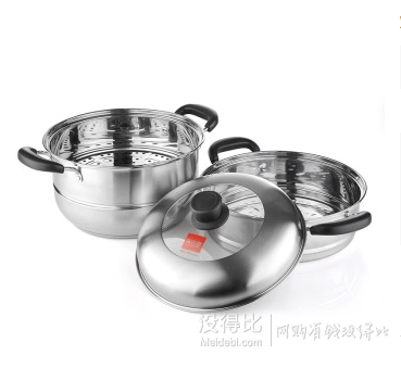 COOKER KING炊大皇 不銹鋼蒸鍋 30cm二層 CK80448 119元（219-100）