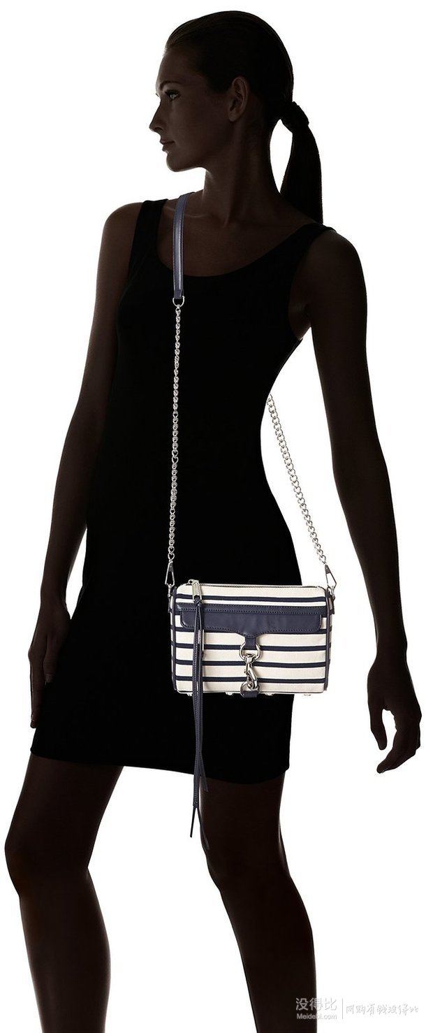 2015新款！Rebecca Minkoff MINI MAC 帆布款單肩包