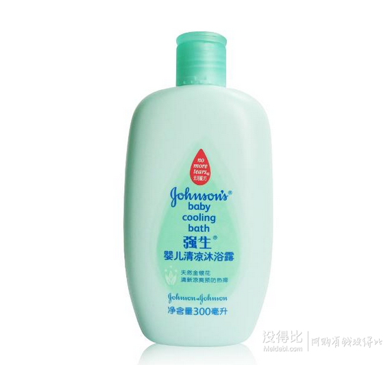 Johnson 強(qiáng)生 清涼沐浴露無淚配方300ml 6.9元