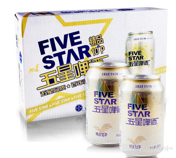 TsingTao青島啤酒五星啤酒330*24 折44.5元/箱（109，雙重優(yōu)惠）
