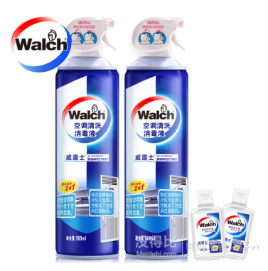 Walch威露士  空調清潔消毒劑500ml*2+免洗洗手液20ml