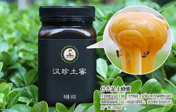 漢珍蜜坊 漢珍土蜜 純蜂蜜 500g 折12.9元/瓶（20.9，用99-40券）