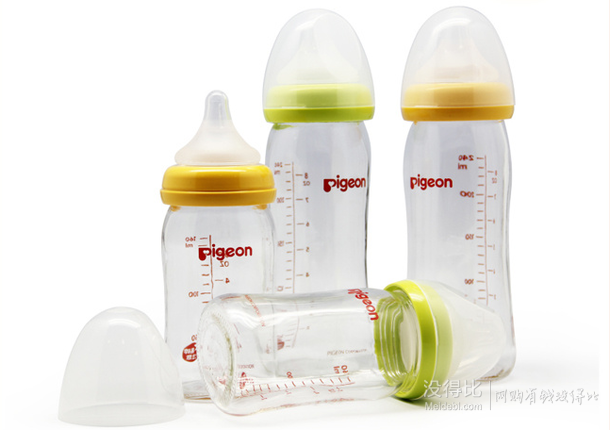 Pigeon貝親 寬口徑玻璃奶瓶 240ml AA71  68元
