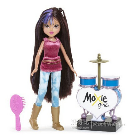 Moxie girlz 慕斯少女 搖滾樂隊(duì)系列502159 折63.5元（127，3件5折）