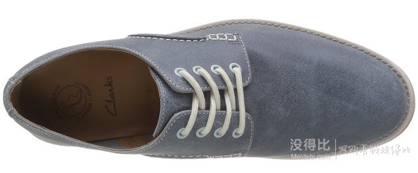 Clarks Farli Walk 男 正裝鞋 203586277100 牛仔藍(lán)色 560元包郵