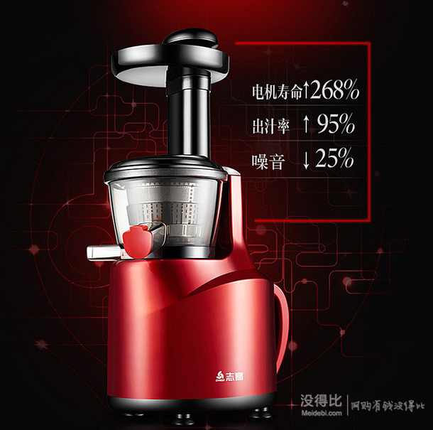 移動(dòng)端！CHIGO 志高 ZD-160 多功能榨汁機(jī)  299元
