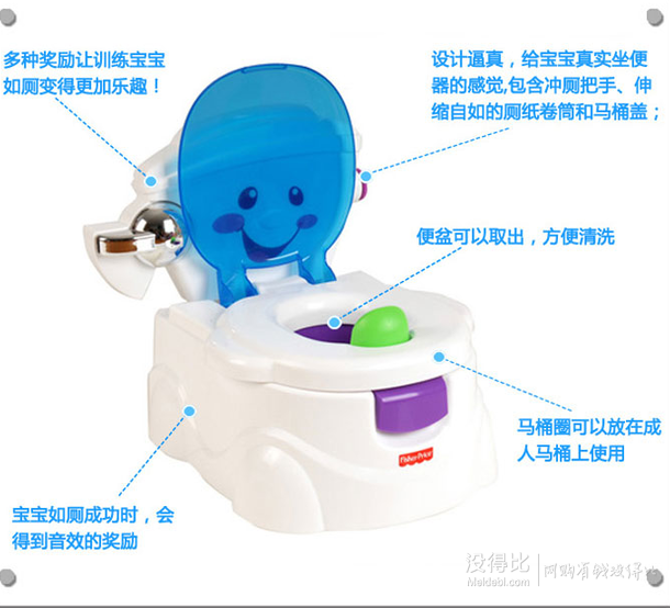 單品5折！Fisher-Price 費(fèi)雪 V2728 寶寶噓噓好伙伴  99.5元包郵（199.5-100）