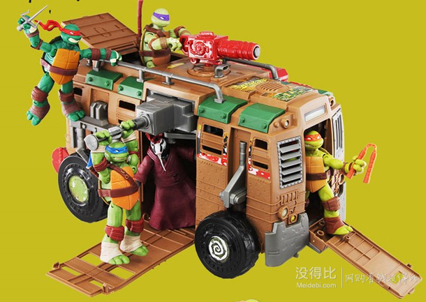 AULDEY 奧迪雙鉆 忍者龜 載具系列 多功能超酷飛天殼戰(zhàn)車 DL794013 126.5元（253，下單5折）