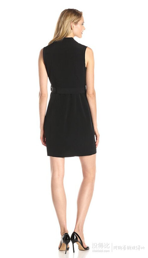 Calvin Klein   Asymmetric 無袖連衣裙 