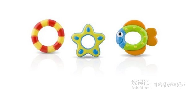 直郵到手70元！Nuby努比 Bathtime Fun Octopus Hoopla 洗澡玩具