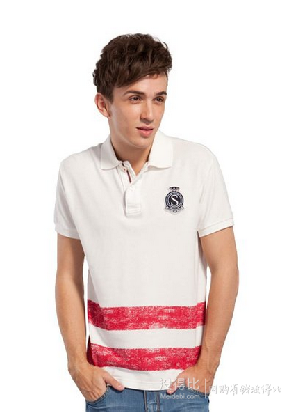 SWJEANS 七匹狼    男式 Polo衫 171340602751折65/件（75，下單5折用碼）