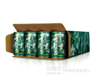 雪花啤酒 勇闖天涯迷彩330ml*24聽整箱裝