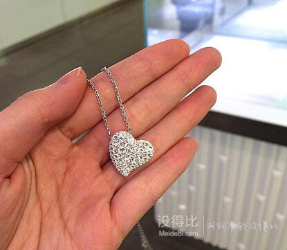 大差價(jià)！Swarovski施華洛世奇 Heart浪漫密鑲水晶心形項(xiàng)鏈  337元包郵（419元，雙重優(yōu)惠后）