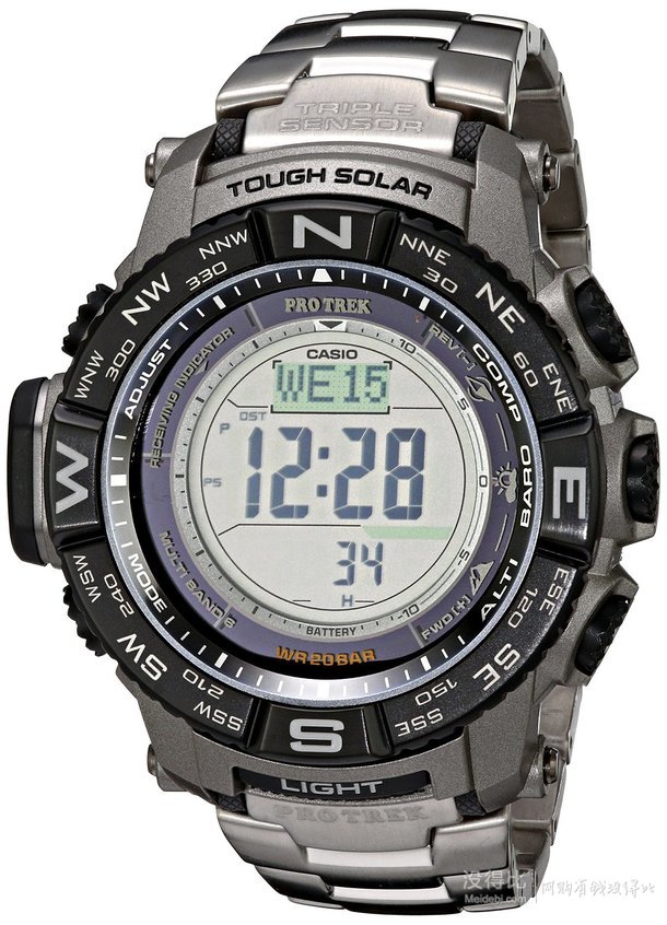 CASIO 卡西歐 PRW-3500T-7CR 男款登山腕表（鈦合金版）