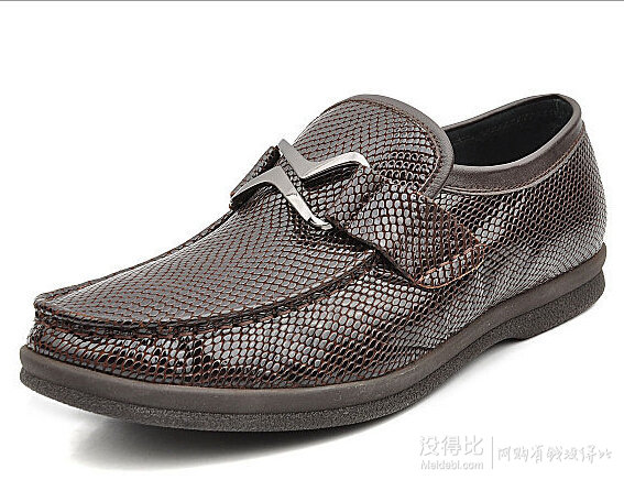 1.1折！KANGNAI康奈 男式牛皮潮流商務(wù)休閑鞋31422-6112