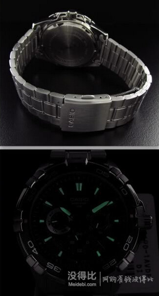 Casio 卡西歐 男士石英腕表 MTD-1069D-1AVDF