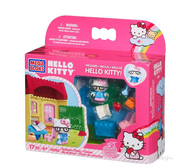 MEGA BLOKS 美高 556892 10892 積木拼插玩具 Science Class美高 凱蒂的科技課