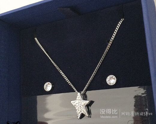Swarovski施華洛世奇 FlickerStar星星耳環(huán)鏈墜套裝   430元包郵（549元，雙重優(yōu)惠后）