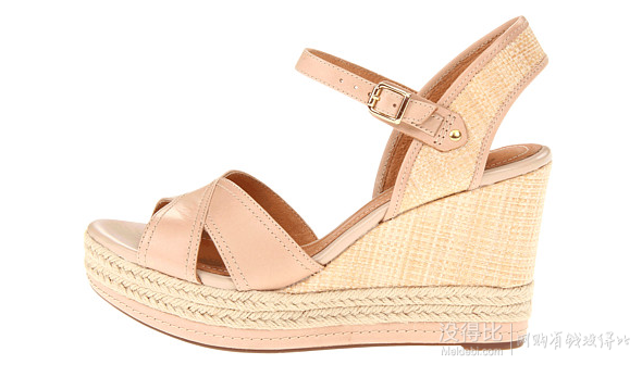 大碼福利！Clarks 坡跟涼鞋