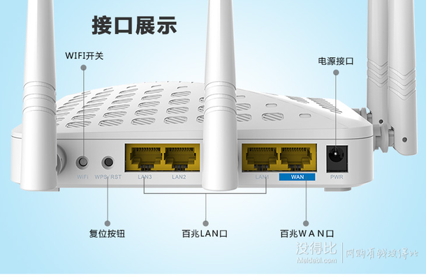 再特價：Tenda騰達 F1202 1200M 11AC雙頻無線路由器