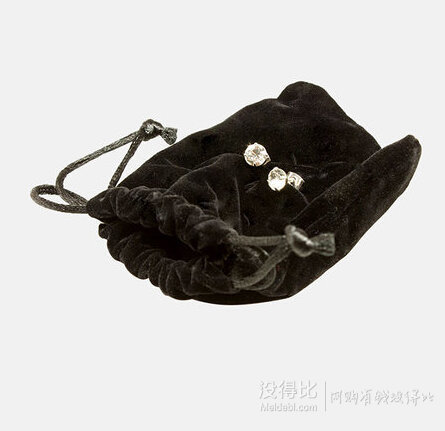 Sterling Silver 2克拉鋯石 耳釘