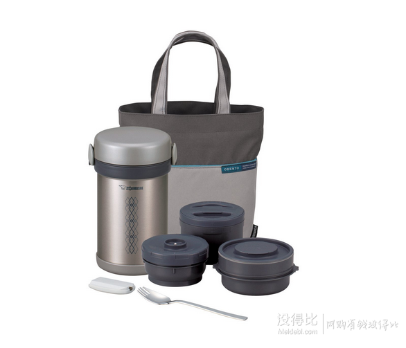 ZOJIRUSHI 象印 SL-NCE09 Ms. Bento 不銹鋼真空保溫便當(dāng)盒