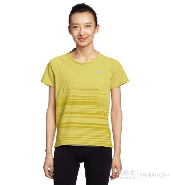 adidas 阿迪達(dá)斯 女式 YOGA 短袖T恤 A96360 （另有短裙）