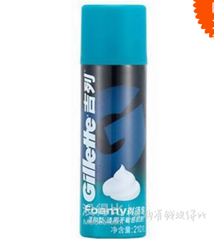 吉列 剃須 剃須泡溫和型210g 