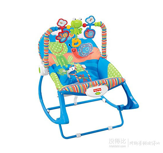 Fisher Price 費(fèi)雪 安撫互動多功能輕便搖椅 239.2包郵（299 下單8折）