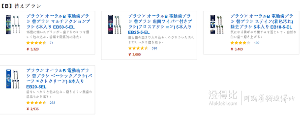 Broun博朗 欧乐B电动牙刷组合购买立减3000日元！