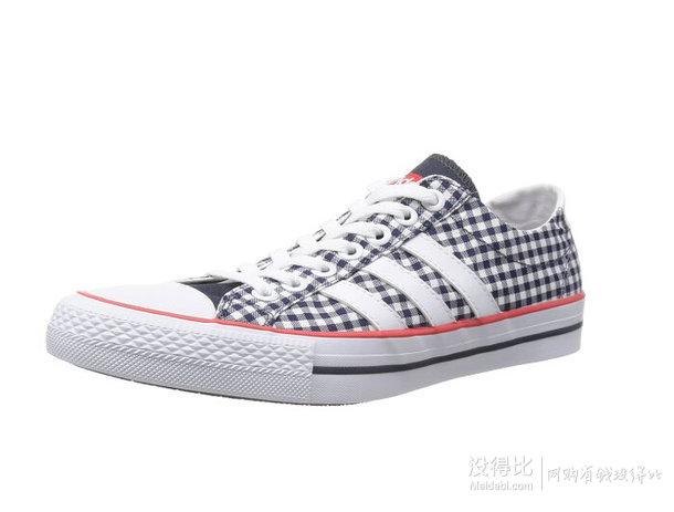 大碼福利！adidas NEO 阿迪達(dá)斯運(yùn)動(dòng)生活 休閑帆布鞋VLNEO 3 STRIPES LO F39097 
