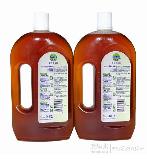 Dettol 滴露 消毒液 1.2L*2瓶裝 折54元/件（104，199-100）